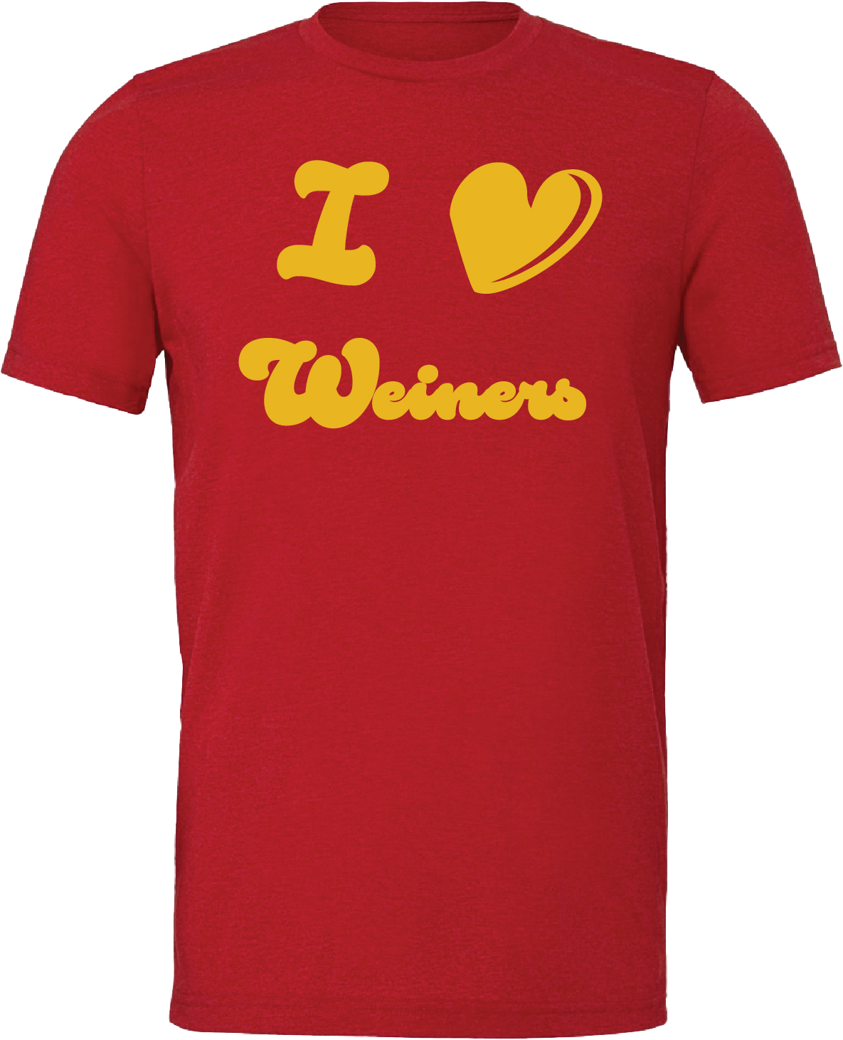 I heart weiners tee