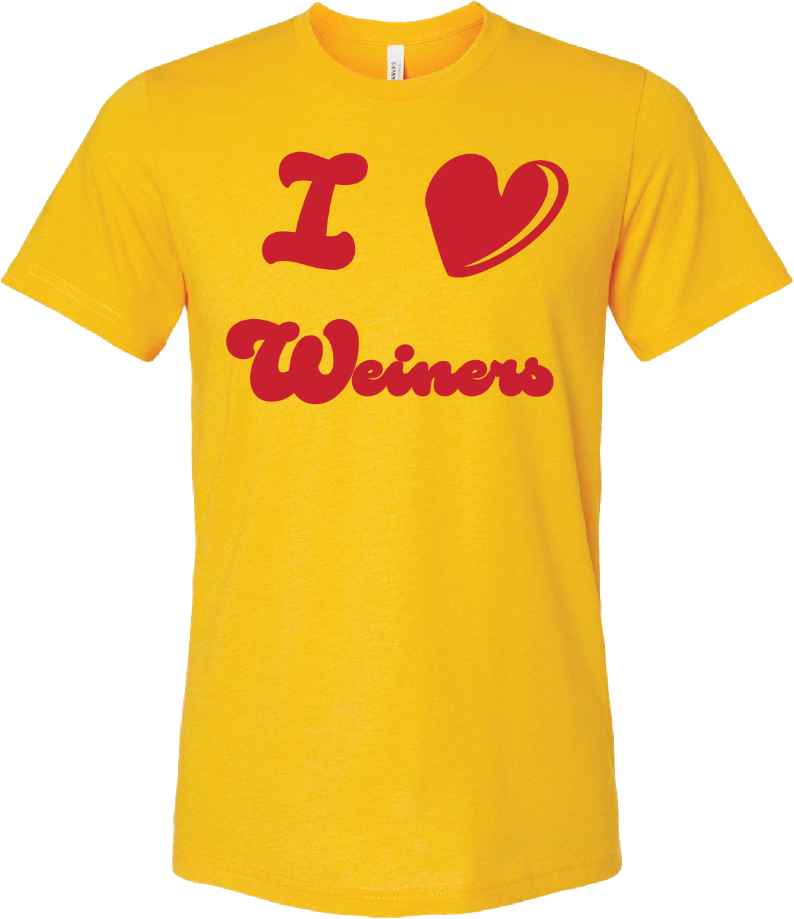 I heart weiners tee